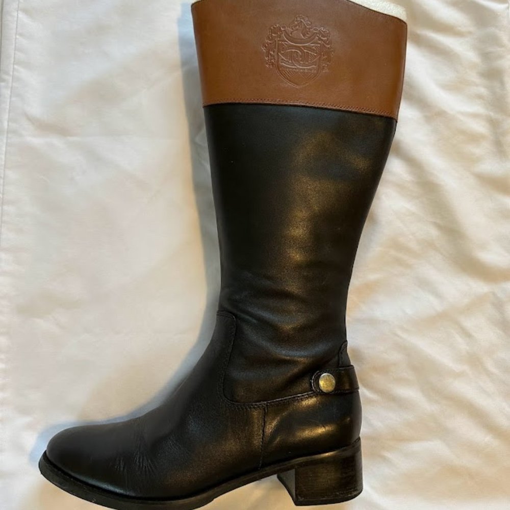 Etienne Aigner Chip wide calf Tall riding boot Size 9M wide calf
